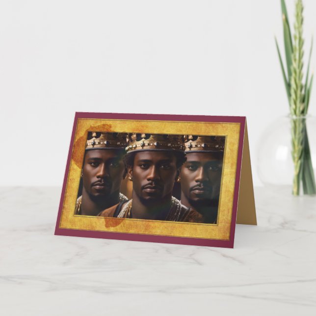 Tarjeta De Agradecimiento Celebrando la Madre África (Anverso)