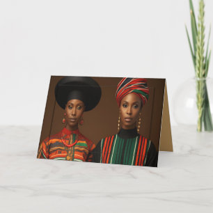 Tarjeta De Agradecimiento Celebrando la Madre África