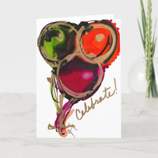 Tarjeta De Agradecimiento Celebrar globos Lovitude Blank Note Card