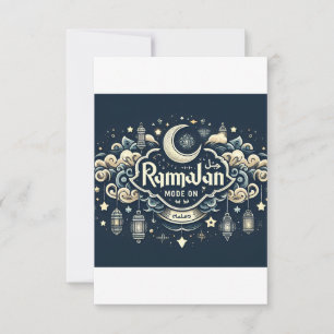 Tarjeta De Agradecimiento Celebrar Ramadán con modo Ramadán
