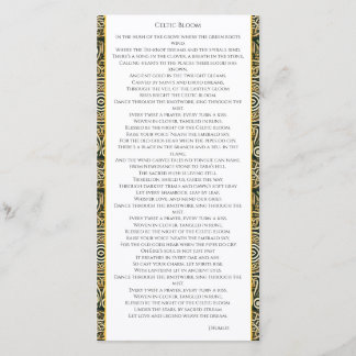 Tarjeta De Agradecimiento Celtic Bloom