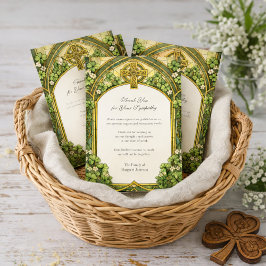 Tarjeta De Agradecimiento Celtic Cross Funeral Sympathy Thank You