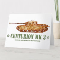 Centurion MK 3 Tank británico MBT de la Guerra Frí