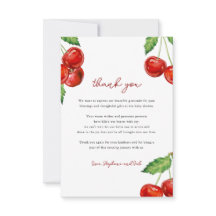 Cerezo en Baby Shower superior