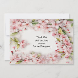 Tarjeta De Agradecimiento Cerezo en flor