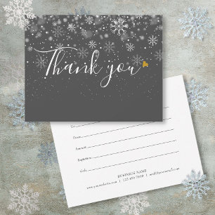 Tarjeta De Agradecimiento Certificado de regalo de Navidad para empresas