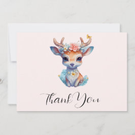 Tarjeta De Agradecimiento Cerveza con hormigas y flores