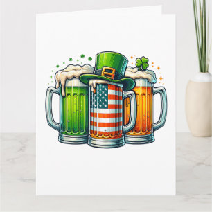 Tarjeta De Agradecimiento Cerveza Irlandesa Irlanda Día de San Patricio Fies