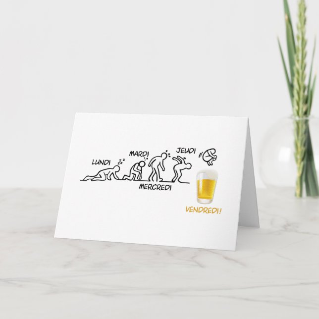 Tarjeta De Agradecimiento Cerveza-volución (Anverso)