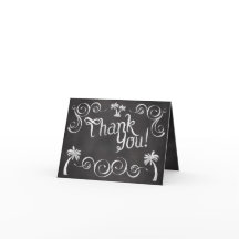 Chalkboard Palm Tree Beach Wedding Gracias