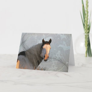 Tarjeta De Agradecimiento Chaman Petroglifos y Feather WildCards