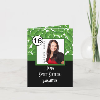 Tarjeta De Agradecimiento Chambre verde personalizado dulce dieciséis