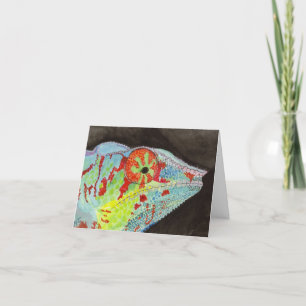 Tarjeta De Agradecimiento Chameleon