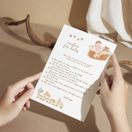 Tarjeta De Agradecimiento Charming Boho Baby Wiers Card