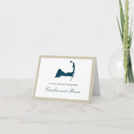 Tarjeta De Agradecimiento Chatham Cape Cod Gracias