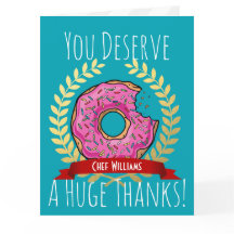 Chef Gigante Rosa Donut | Cook Gracias