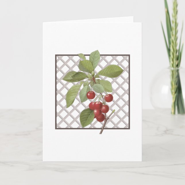 TARJETA DE AGRADECIMIENTO CHERRIES (Anverso)