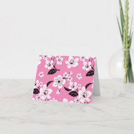 TARJETA DE AGRADECIMIENTO CHERRY BLOSSOM - SAKURA (LITE PINK)