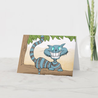 Tarjeta De Agradecimiento Cheshire Cat