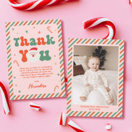 Tarjeta De Agradecimiento Chica de la foto rosa Fiesta de Cumpleaños de Navi