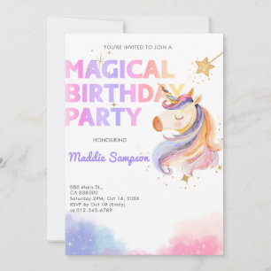Tarjeta De Agradecimiento Chica invitado a fiesta de cumpleaños de Pastel Ra
