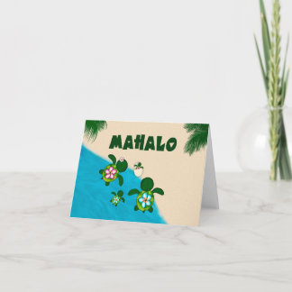 Tarjeta De Agradecimiento CHICA MAR TURTLE Family Baby Shower Gracias PINK