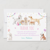 Chica Rosa Perro Cachorro Puppy Cumpleaños