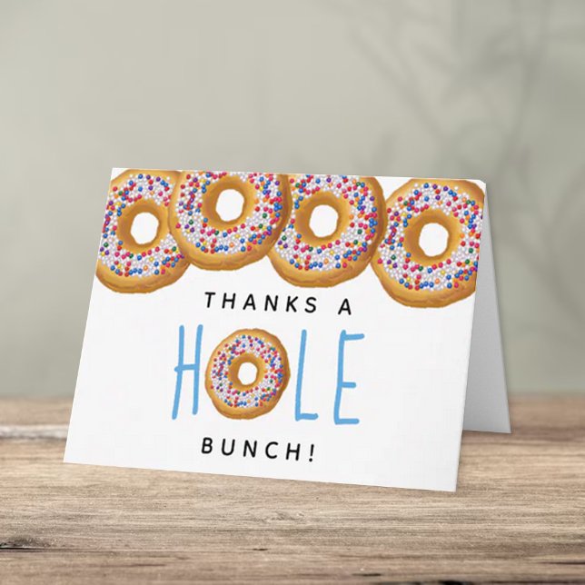 Tarjeta De Agradecimiento Chicas de Donut Modernas Baby Shower Sprinkle (Subido por el creador)