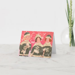 Tarjeta De Agradecimiento Chicas de Prairie en invierno 2