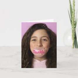 Tarjeta De Agradecimiento Chicle