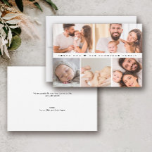 Chico Bebe Collage de Fotos Simple para Baby Showe