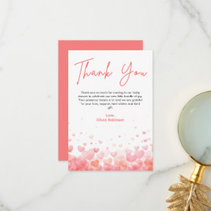 Tarjeta De Agradecimiento Chico o Chica Dulcecito Baby Shower