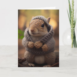 Tarjeta De Agradecimiento Chilly Squirrel