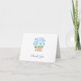 Tarjeta De Agradecimiento Chimenea Costera Abuela Hydrangeas Niño Baby Showe