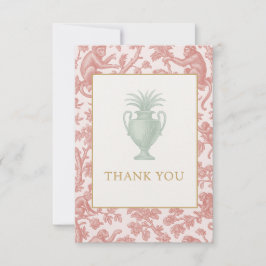 Tarjeta De Agradecimiento Chinoiserie Card