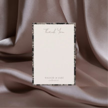 Chinoiserie negra elegante Wedding Gracias