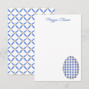 Tarjeta De Agradecimiento Chinoiserie Watercolor Moda Eggs