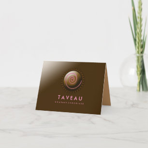 Tarjeta De Agradecimiento chocolate del gastrónomo 311-Upscale