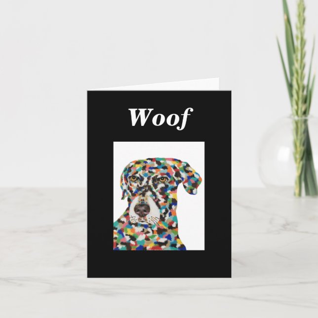 Tarjeta De Agradecimiento Chocolate Labrador Dog Blank Note Card (Anverso)
