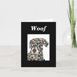 Tarjeta De Agradecimiento Chocolate Labrador Dog Blank Note Card