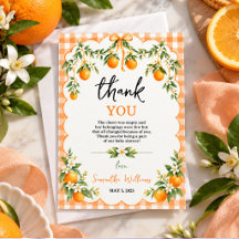Chorreado al agua naranja Citrus Little Cutie baby