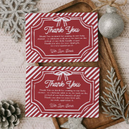 Tarjeta De Agradecimiento Christmas