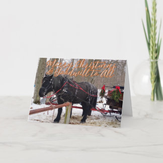 Tarjeta De Agradecimiento Christmas Blessings of Hope, Joy, Peace and Love