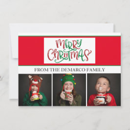 Tarjeta De Agradecimiento Christmas Photo Cards