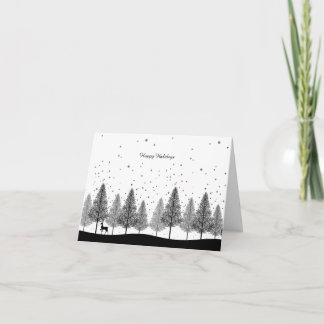 Tarjeta De Agradecimiento Christmas  silent night card