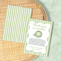 Chupito de Té Verde Matcha para Baby Shower