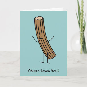 Tarjeta De Agradecimiento ¡Churro le ama!