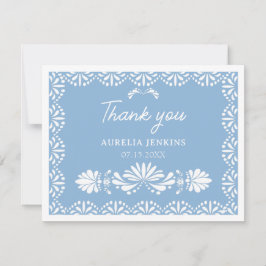 Tarjeta De Agradecimiento Cielito lindo Baby Shower mexicano