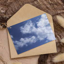 Tarjeta De Agradecimiento Cielo