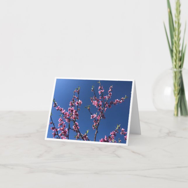 Tarjeta De Agradecimiento Cielo Azul - 1 (Anverso)